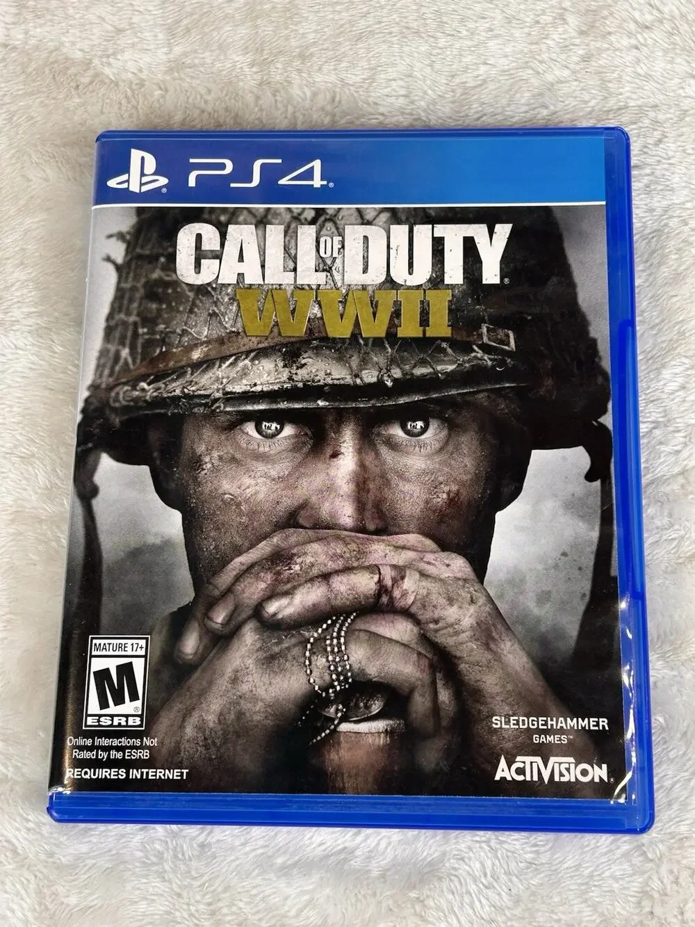 Call of Duty WWII (Sony PlayStation 4, PS4, 2017) Tested/Works With Case